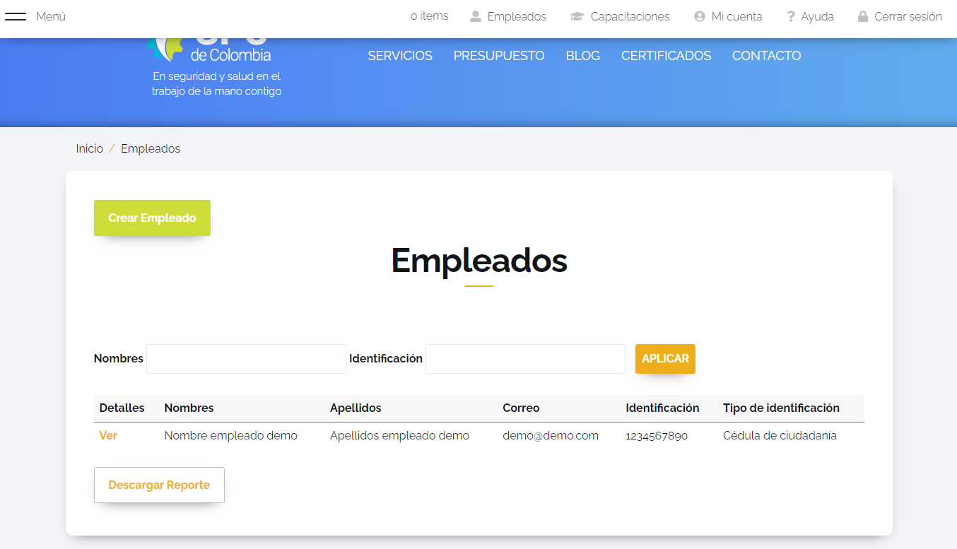 empleado detalle